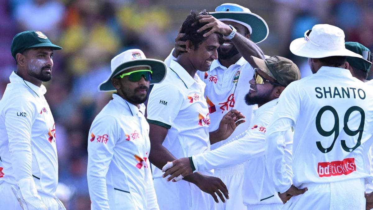 Bowler Hasan Mahmud takes six wickets against Australia