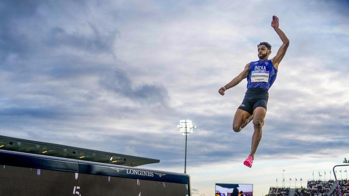 Murali Sreeshankar wins silver medal in long jump event