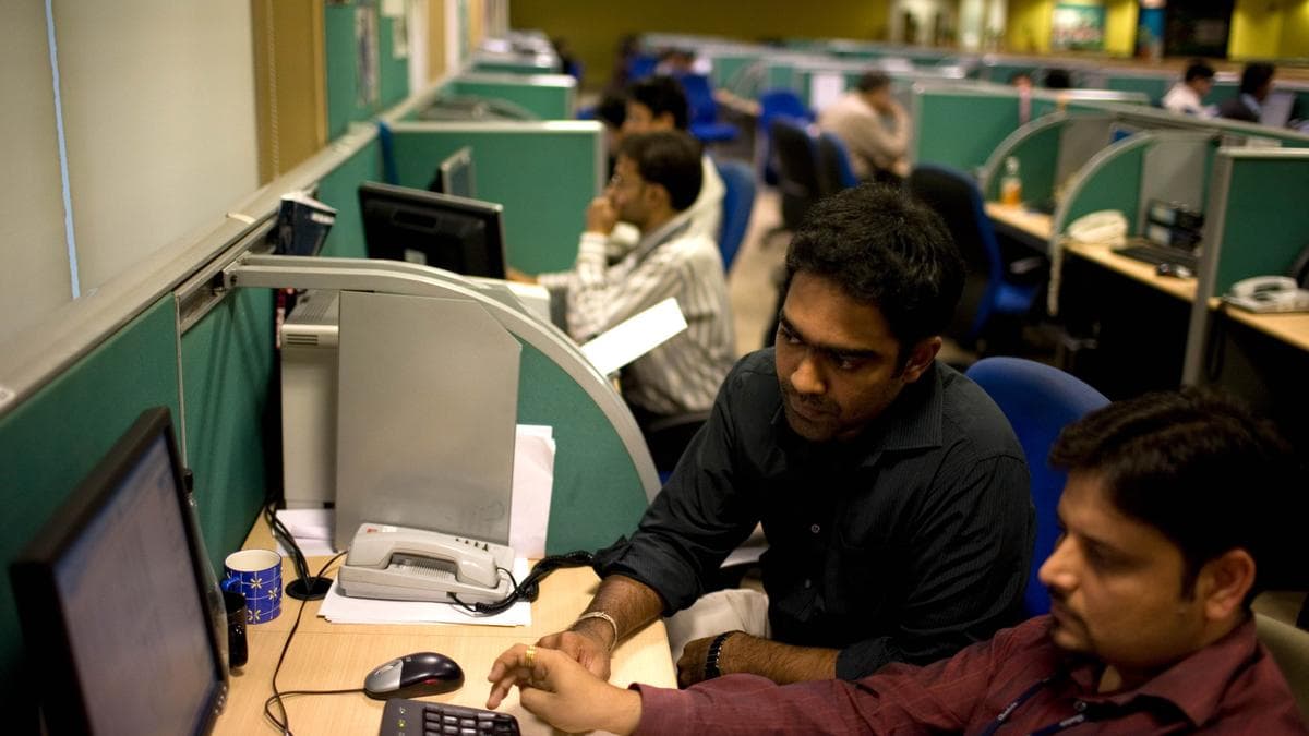 India Service Jobs and Businesses Slow Down