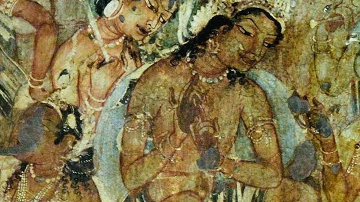 Buckets Used to Catch Water Leaks at Ajanta Caves