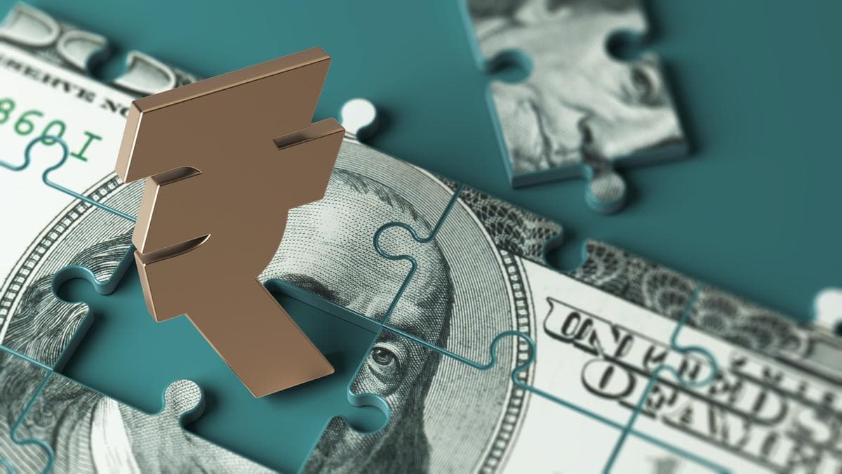 Indian rupee gains a little value against the US dollar